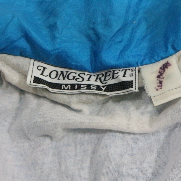 VTG Longstreet Missy 80s Multicolor Track Jacket - Picture 6 of 8